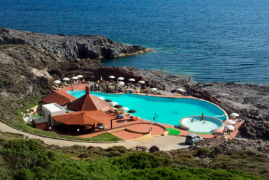 Pavillon vue mer en location Sud Sardaigne