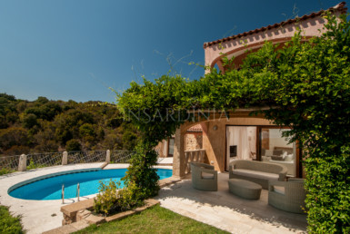 villa for rent with swimming pool at Pevero